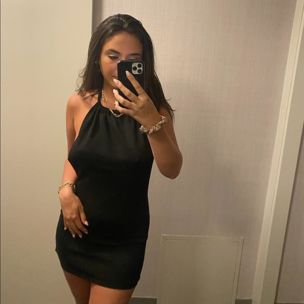 Sexy Backless Little Black Dress